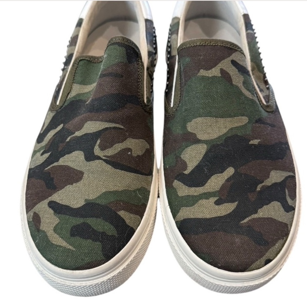 Camo Slip-On Sneakers